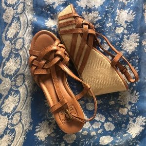 Lucky Brand Platform Wedges, sz 7